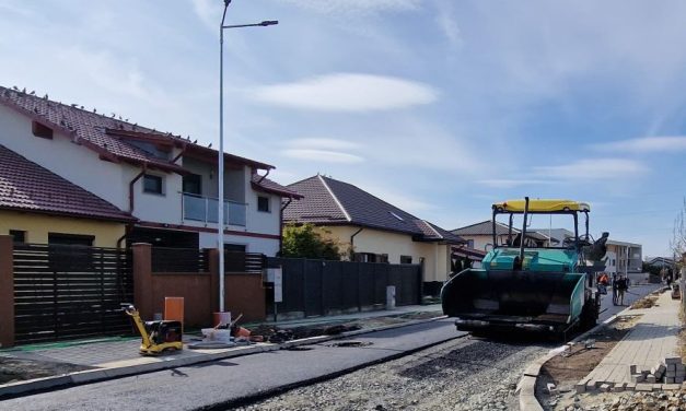 Primăria Dumbrăvița: Asfaltări cu fonduri europene – o premieră pentru comună