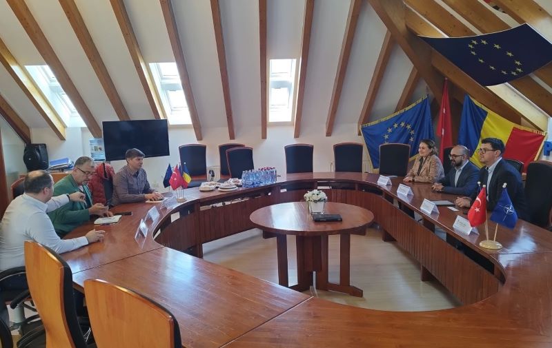 Delegație turcă, în vizită la Primăria Dumbrăvița! Comuna își câștigă locul în mediul de afaceri