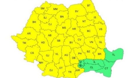ATENȚIONARE METEROLOGICĂ/Timișul se află sub atenționare de cod galben