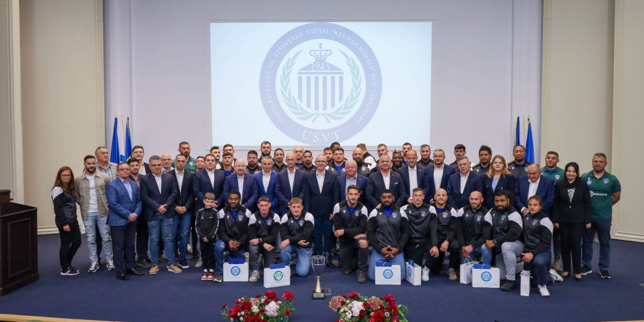 USVT  a  organizat o festivitate de premiere pentru rugbiștii echipei SCM-USVT Rugby, câștigătorii Supercupei României 2025