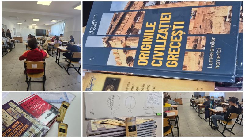 FOTO – Școala Gimnazială Dumbrăvița a găzduit Concursul Județean de Istorie pentru clasele V-VII