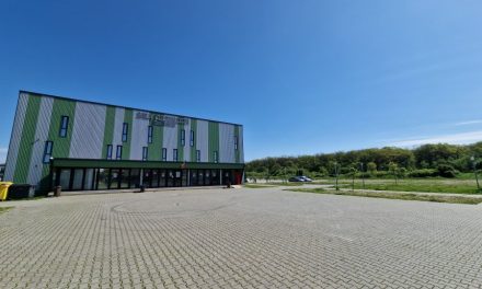 Circ în parcarea Sălii Polivalente din Dumbrăvița