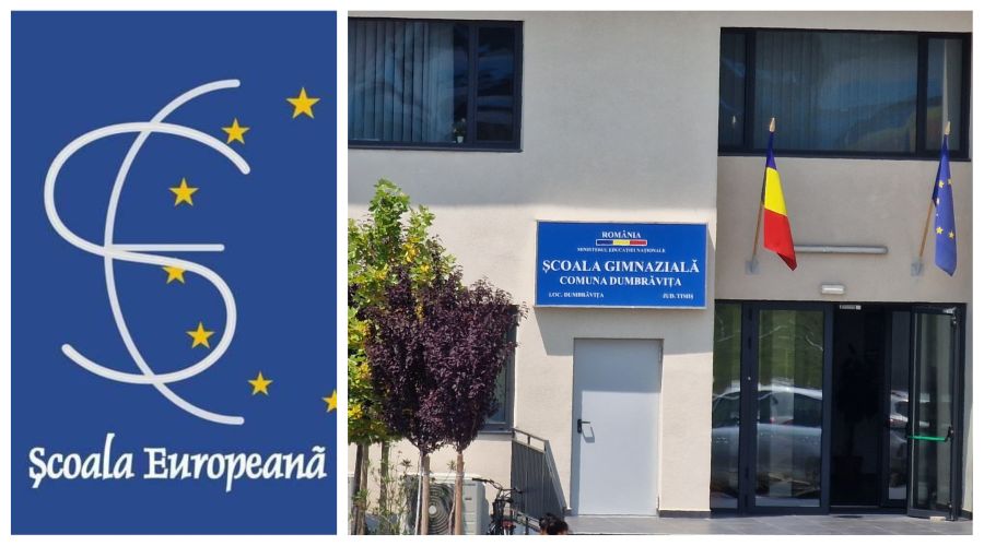 Unitatea de învățământ din Dumbrăvița a primit titlul de ȘCOALĂ EUROPEANĂ din partea Ministerului Educației