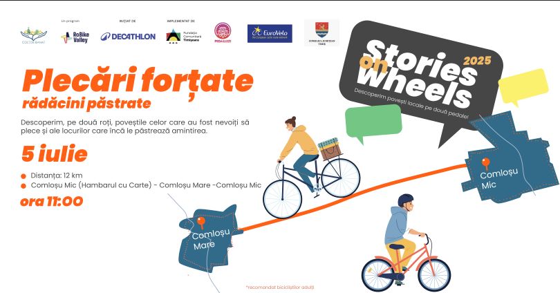 Asociația Colț de Banat continuă seria de velotururi tematice din cadrul proiectului „Stories on Wheels”