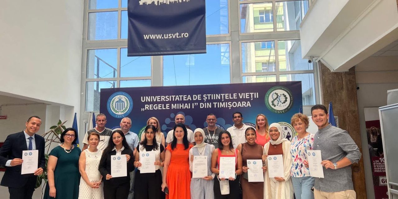 Universitatea de Științele Vieții „Regele Mihai I” din Timișoara a găzduit studenți egipteni pentru un stagiu de formare de două săptămâni