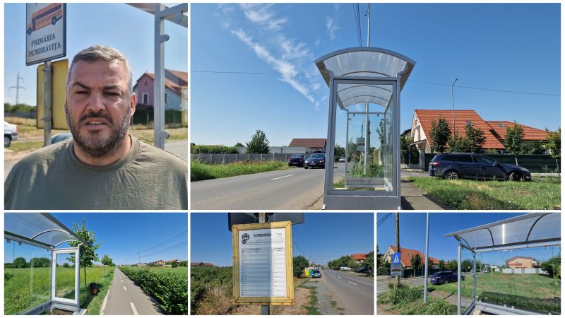 Iulius Farcău: Noi stații de microbuz pentru transportul școlar din Dumbrăvița