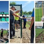 Continuă lucrările la stadionul „Ștefan Dobay”
