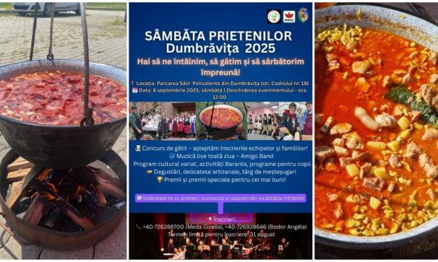 Mai sunt doar câteva zile pentru înscrieri la „Sâmbăta Prietenilor – Dumbrăviţa 2025”