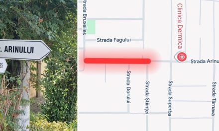 VIDEO – De luni se închide circulația rutieră pe strada Arinului