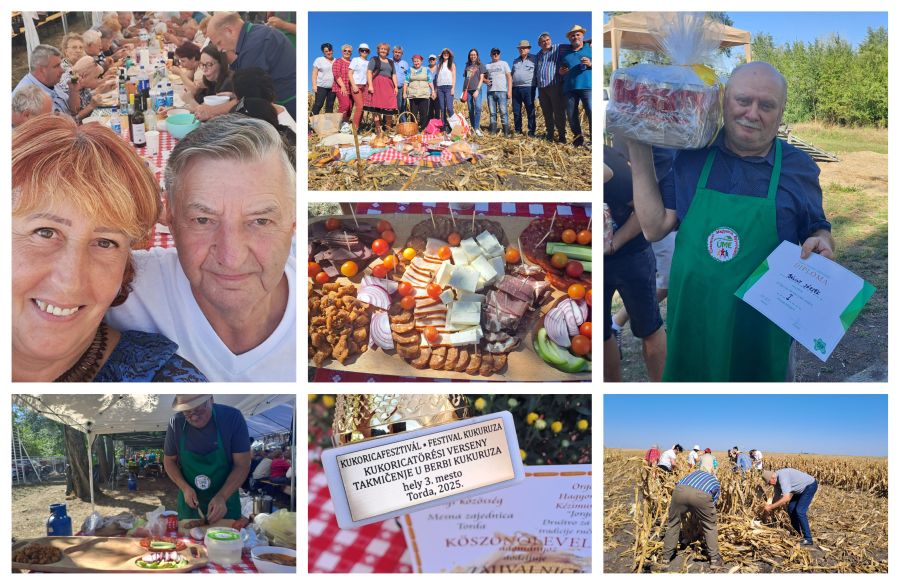 Delegația dumbrăvițeană și-a demonstrat măiestria în arta culinară și la Festivalul Porumbului din Torda, Serbia
