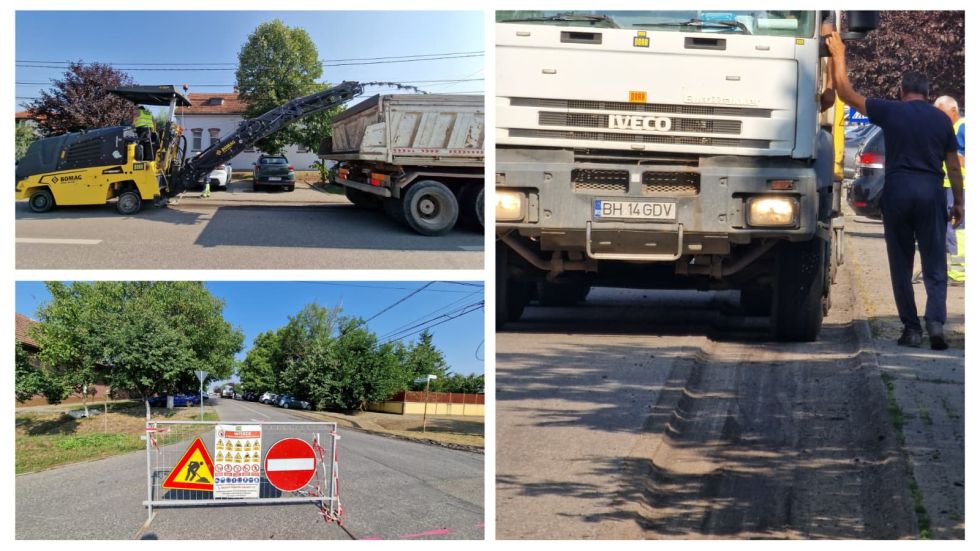 Primăria Dumbrăvița: Au început lucrările de asfaltare finanțate cu fonduri europene – Strada Franyó Zoltán a fost decopertată