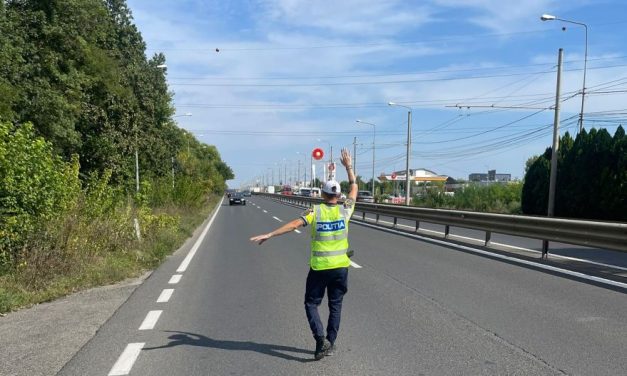 Controale în cascadă pe DN 6 – Polițiștii au aplicat 244 de sancțiuni contravenționale în patru ore