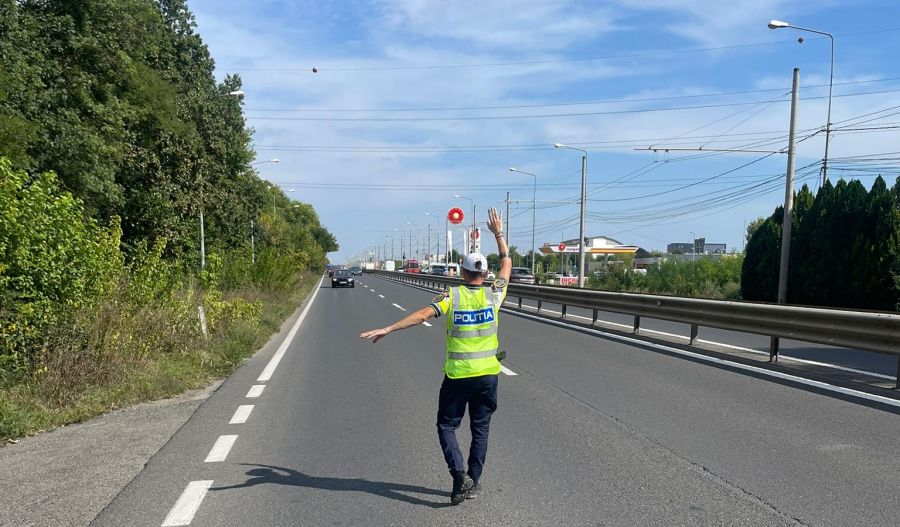 Controale în cascadă pe DN 6 – Polițiștii au aplicat 244 de sancțiuni contravenționale în patru ore