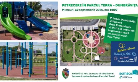 Distracție cât încape! Primăria redeschide Parcul Terra cu o super petrecere pentru toți copiii din Dumbrăvița!