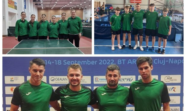 Tenis de Masă, CSC Dumbrăvița: Băieții au încheiat turul Superligii, fetele sunt în grafic la jumătatea întrecerii în Divizia A