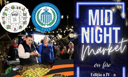 În 18 octombrie, Piețe24, împreună cu Universitatea de Științele Vieții ”Regele Mihai I” Timișoara, vă invită la MidnightMarket on Fire