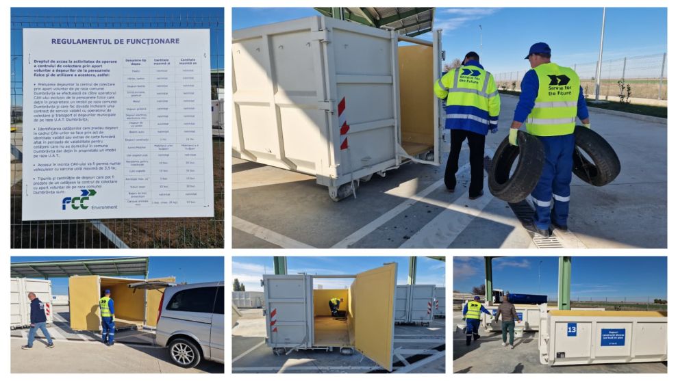 FOTO – Astăzi s-a deschis oficial CAV Dumbrăvița, primul centru de colectare prin aport voluntar din România