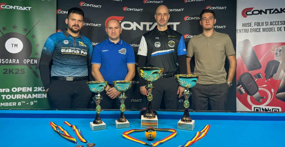 Lugojeanul Ioan Ladányi a câștigat cel mai mare turneu de biliard din vestul țării, Timişoara Open 2k25
