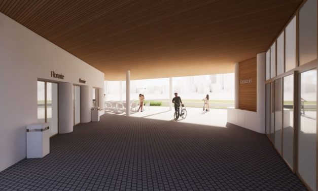 Au apărut primele randări cu noua piață din Dumbrăvița – 61 mese, 8 vitrine și 5 spații comerciale pentru florării, brutării, patiserii