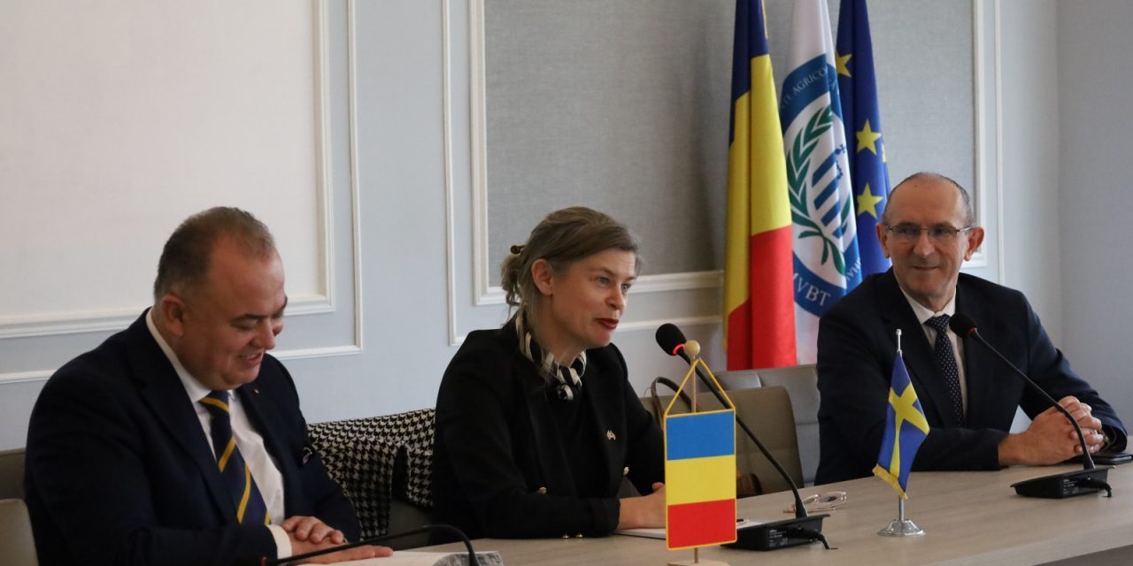 Diplomație și Bioeconomie: Suedia și USVT Timișoara, Parteneriat pentru un Viitor Sustenabil