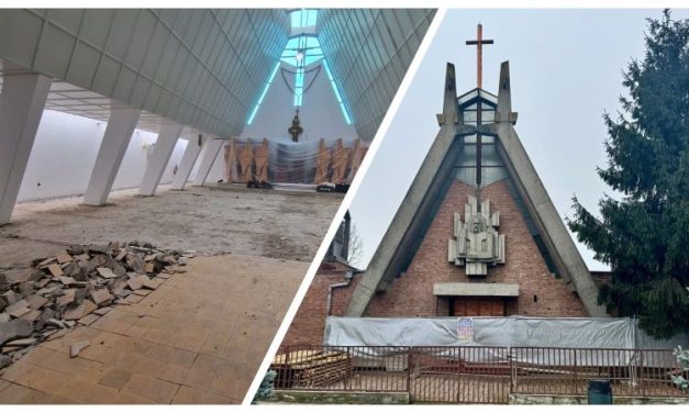 Lucrări de amploare în biserica romano-catolică din Dumbrăvița – Unde va ține slujbele preotul Lajos Máthé