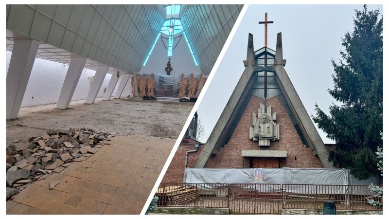Lucrări de amploare în biserica romano-catolică din Dumbrăvița – Unde va ține slujbele preotul Lajos Máthé