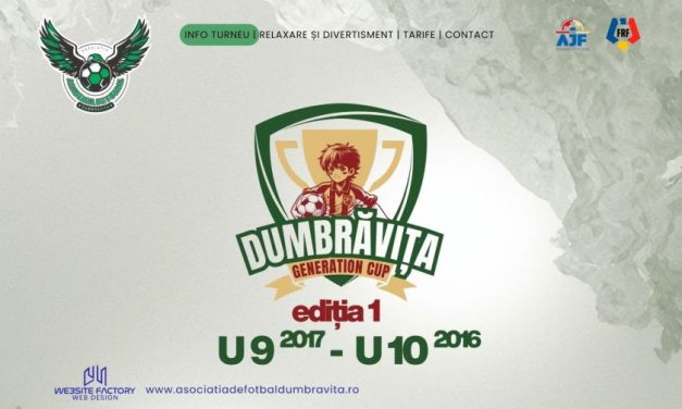 Dumbrăvița GENERATION CUP: Nume grele din România și Serbia se înfruntă pe stadionul „Ștefan Dobay”