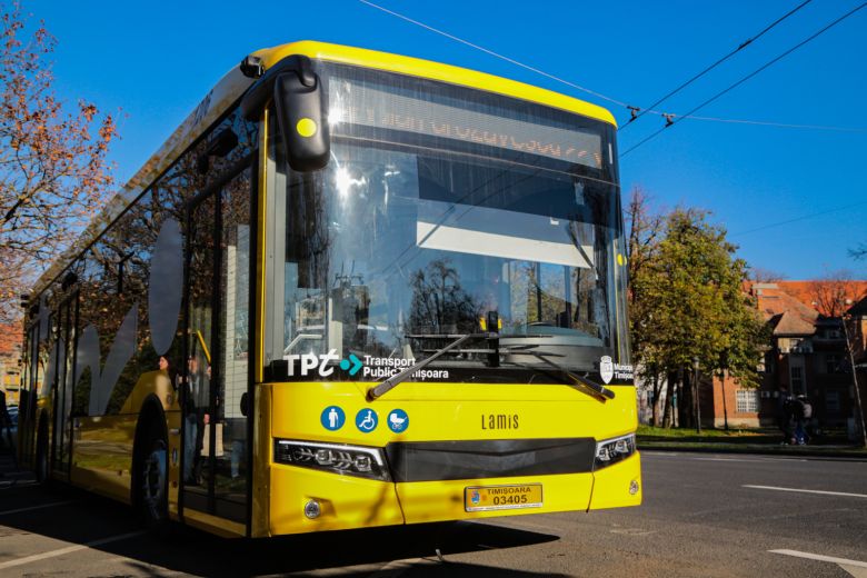 Se introduc primele troleibuze noi pe traseul metropolitan Dumbrăvița-Timișoara – Se modifică programul M14