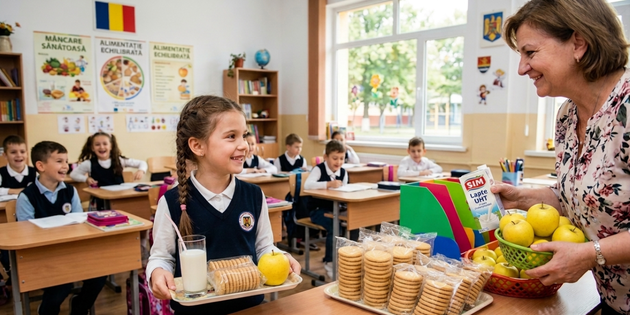 Consiliul Județean Timiș susține alimentația sănătoasă în unitățile de învățământ