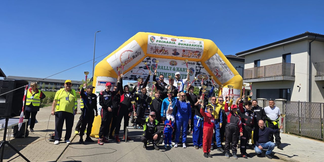 Spectacol total la Rally-Kart Dumbrăvița 2026: CSC Dumbrăvița domină podiumul pe teren propriu