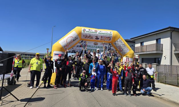 Spectacol total la Rally-Kart Dumbrăvița 2026: CSC Dumbrăvița domină podiumul pe teren propriu