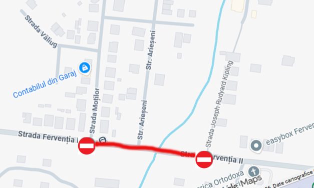 Restricții de trafic în Dumbrăvița: strada Fervenția II se închide pentru trei săptămâni din cauza lucrărilor la canalizare