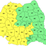 Cod Galben de instabilitate și vijelii în Banat și Crișana. Temperaturile scad drastic în următoarele zile