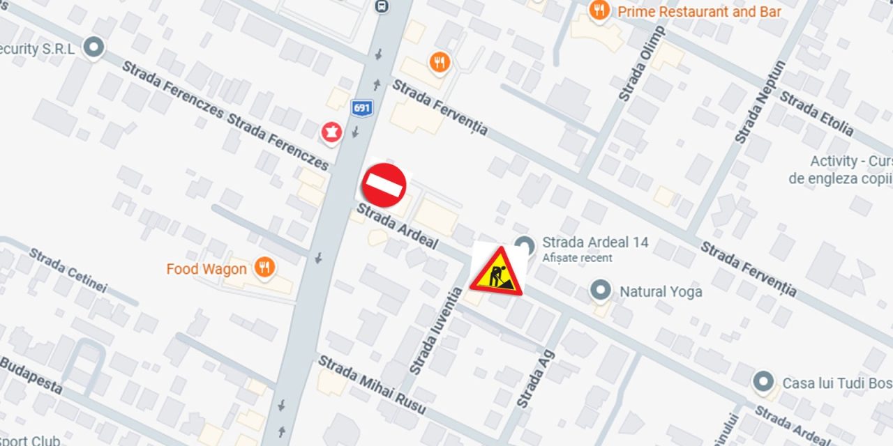 Restricții de trafic în Dumbrăvița: Se închide Strada Ardeal începând de miercuri 20 mai 2026