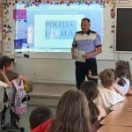 Siguranța elevilor din Dumbrăvița în centrul atenției: Poliția Locală a desfășurat o amplă campanie de educație rutieră