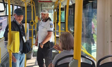 Acțiune de amploare a Poliției Locale Dumbrăvița și a echipei STPT în mijloacele de transport în comun