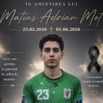TRAGEDIE ÎN FOTBALUL TIMIȘEAN: Matias Adrian Moț, junior al clubului CSC Dumbrăvița, s-a stins din viață fulgerător