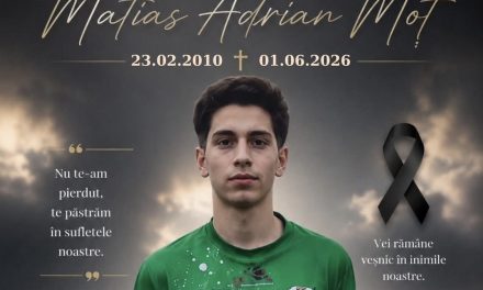 TRAGEDIE ÎN FOTBALUL TIMIȘEAN: Matias Adrian Moț, junior al clubului CSC Dumbrăvița, s-a stins din viață fulgerător