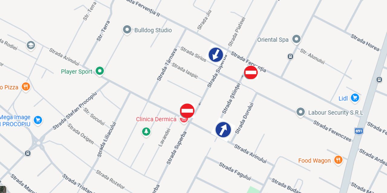 Se revine la vechile sensuri unice pe străzile Științei și Superba