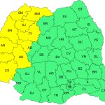 ALERTĂ METEO: Cod Galben de vijelii și vânt puternic în vestul țării