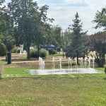 Două fântâni pietonale „dry deck” sunt inaugurate în Parcul Central
