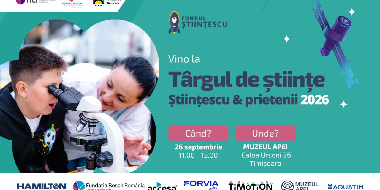 Fără manuale, doar distracție și robotică/ Unde îi ducem pe cei mici din Dumbrăvița sâmbăta aceasta