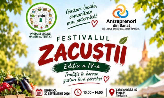 Festivalul zacustii la Timișoara/ Producătorii locali își dau întâlnire duminică pe Calea Aradului