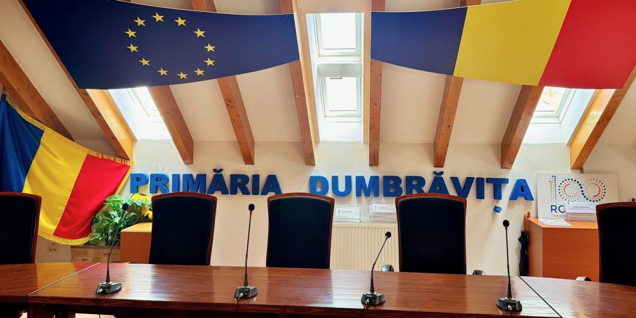 Ședință de Consiliu Local la Dumbrăvița/Ce proiecte de infrastructură și educație se dezbat joi