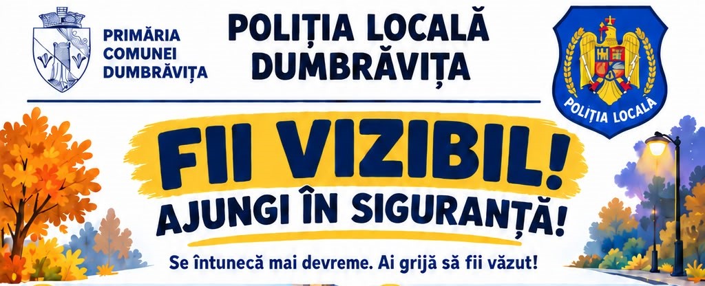 Proiectul „Fii vizibil! Ajungi în siguranță!” vine în sprijinul școlarilor